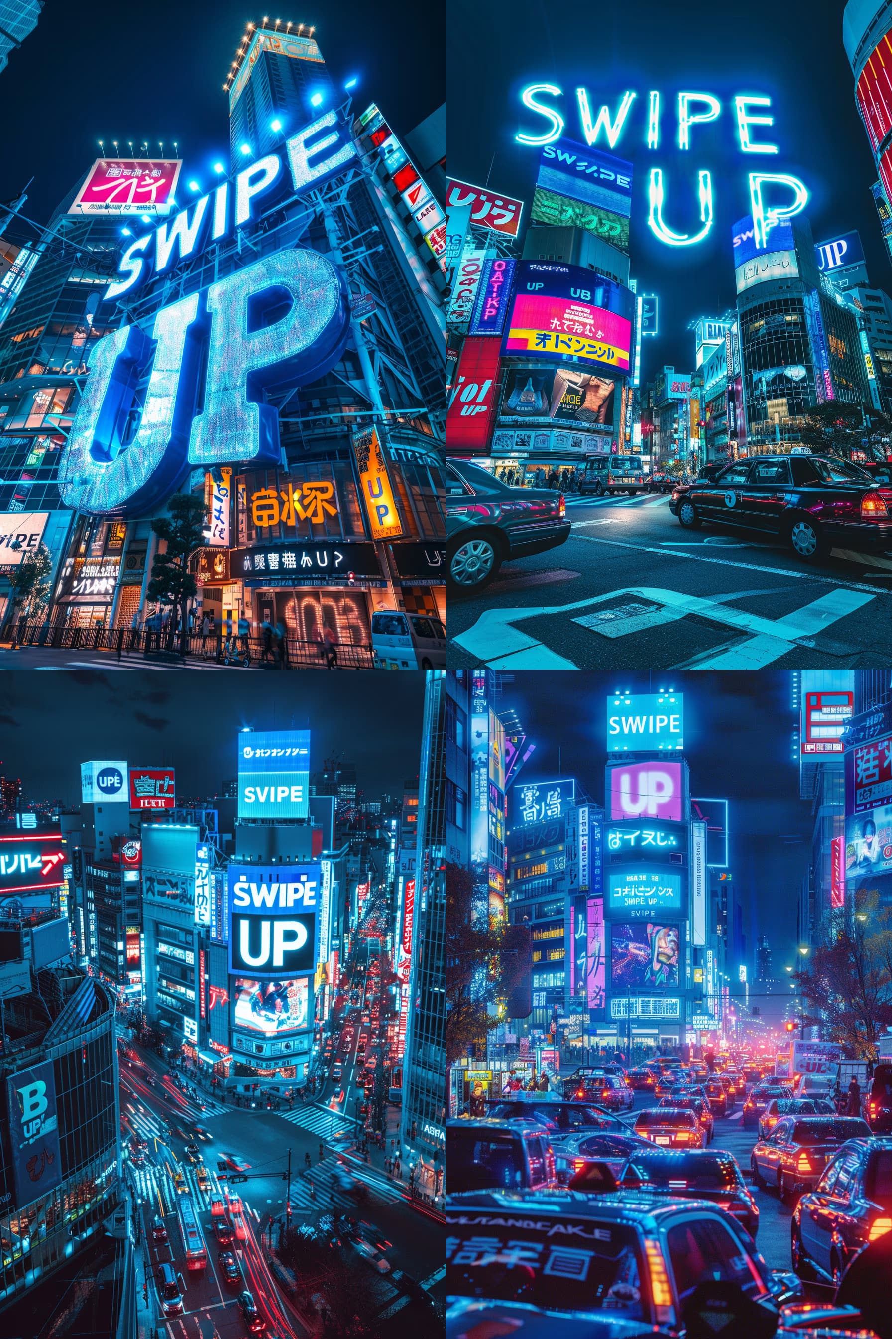 Example output for Urban Billboard Scene Creator