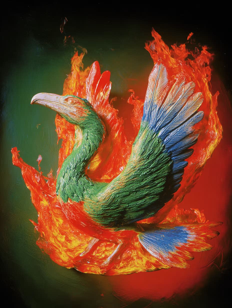 Example output for Neon Phoenix NFT Creator